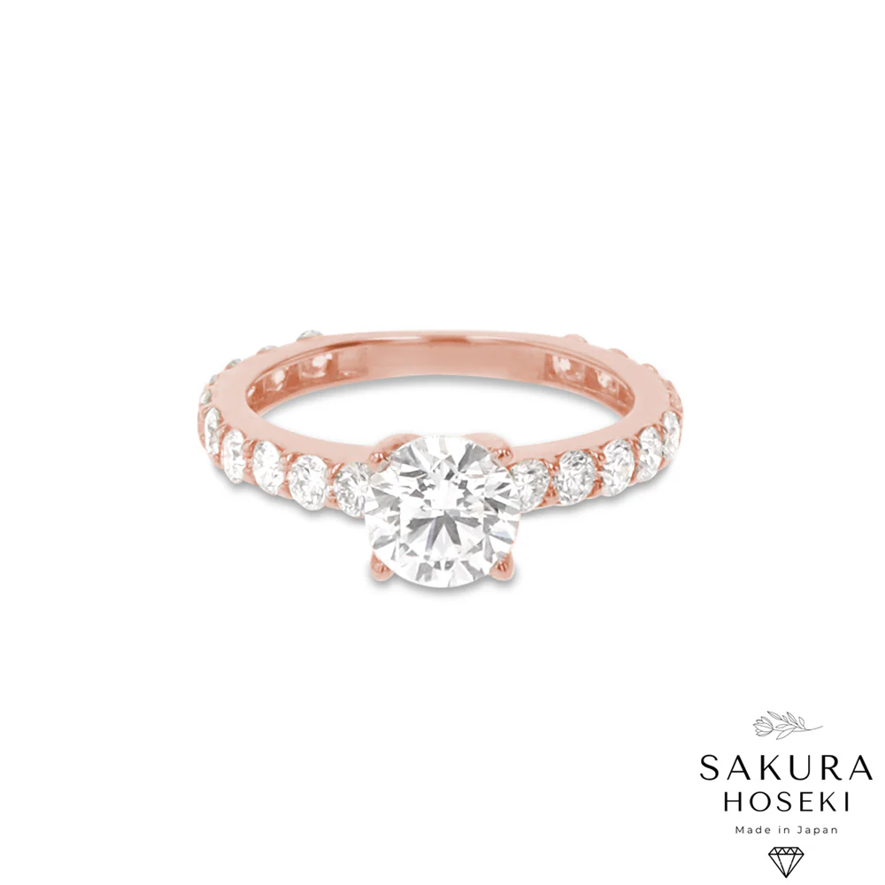 Bridal Engagement Ring Rose Gold
