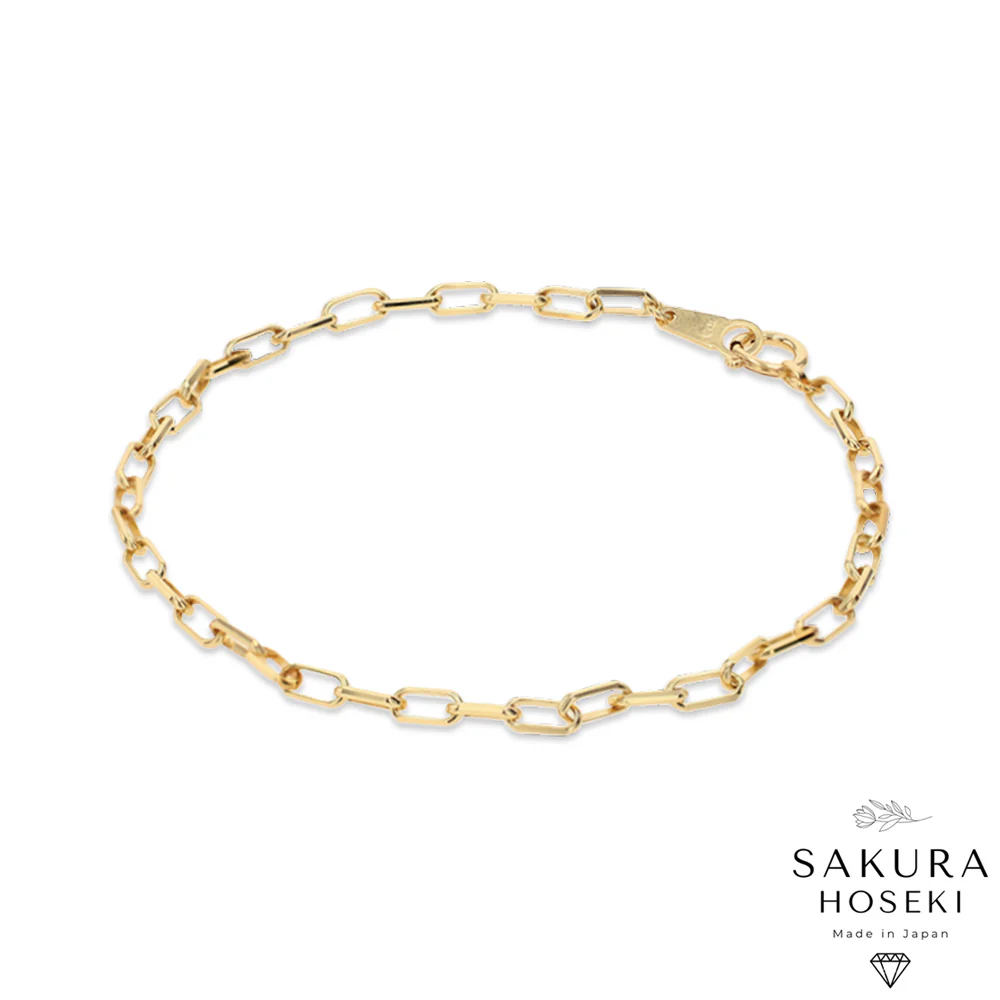 Gold Paperclip Bracelet - Image 5