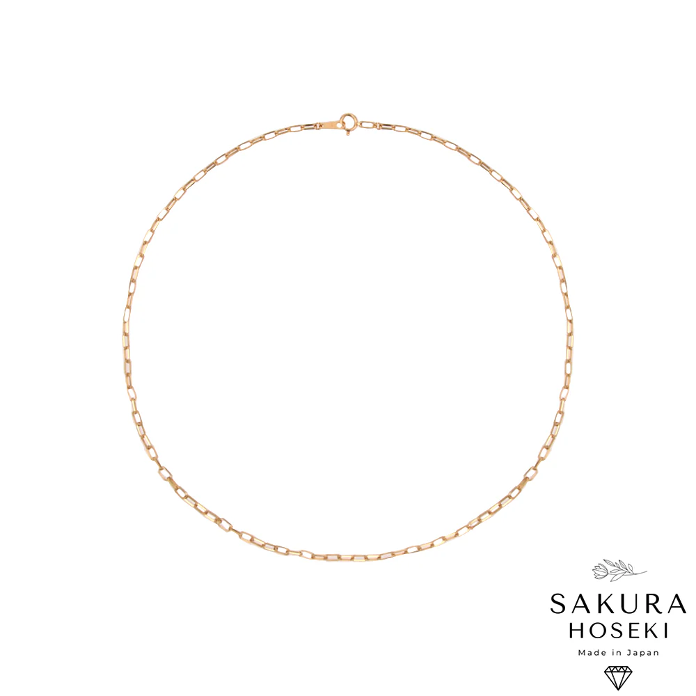 Gold Paperclip Necklace - Image 3