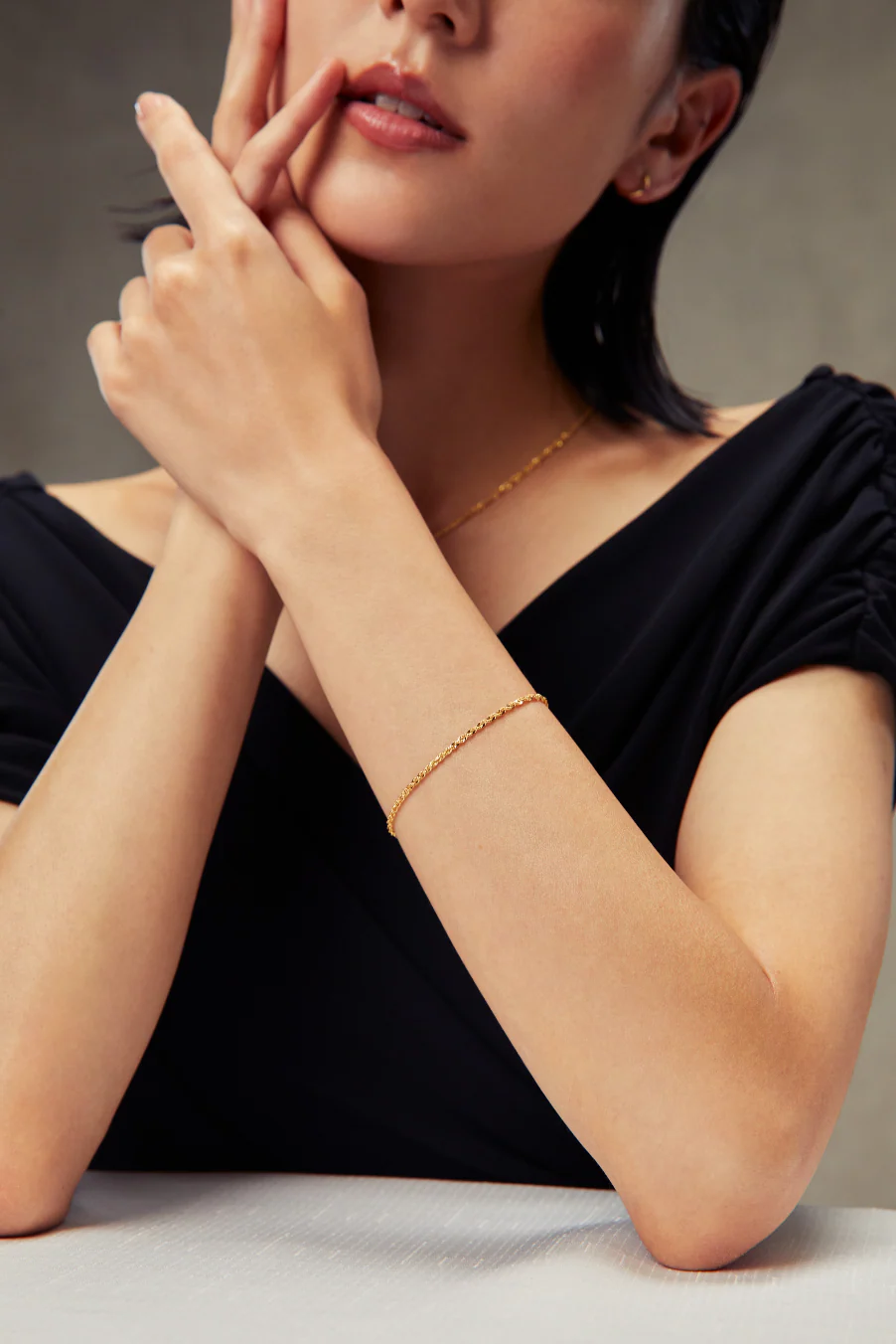 Gold Rope Bracelet - Image 2