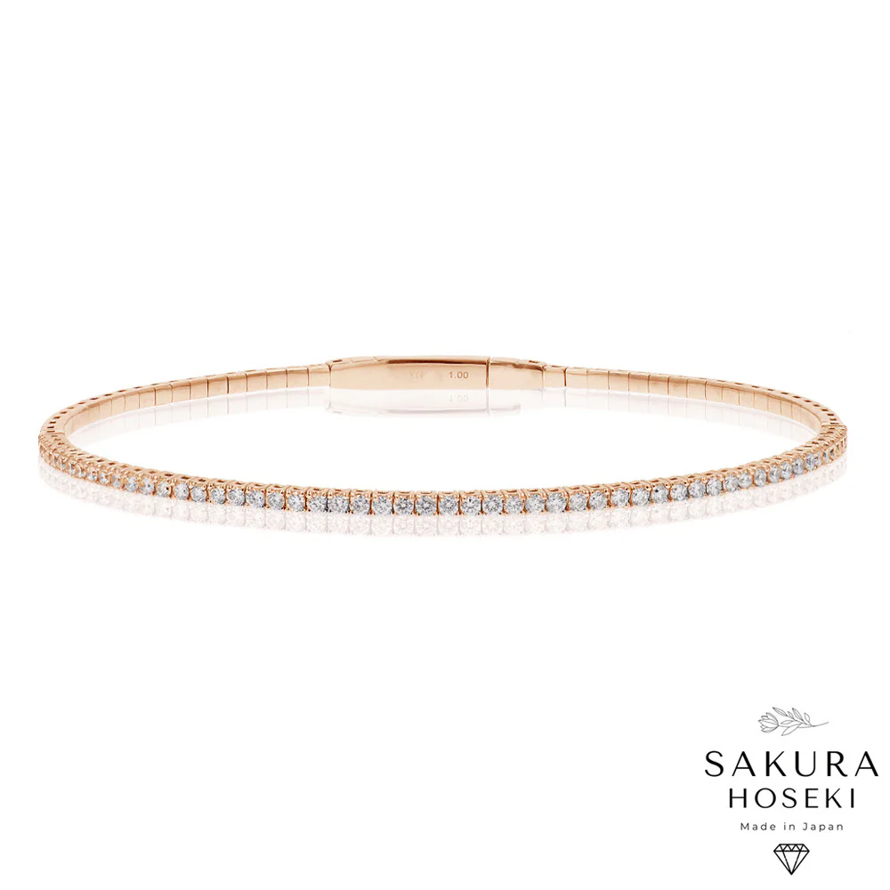 Half Flexible Bangle Rose Gold - Image 3