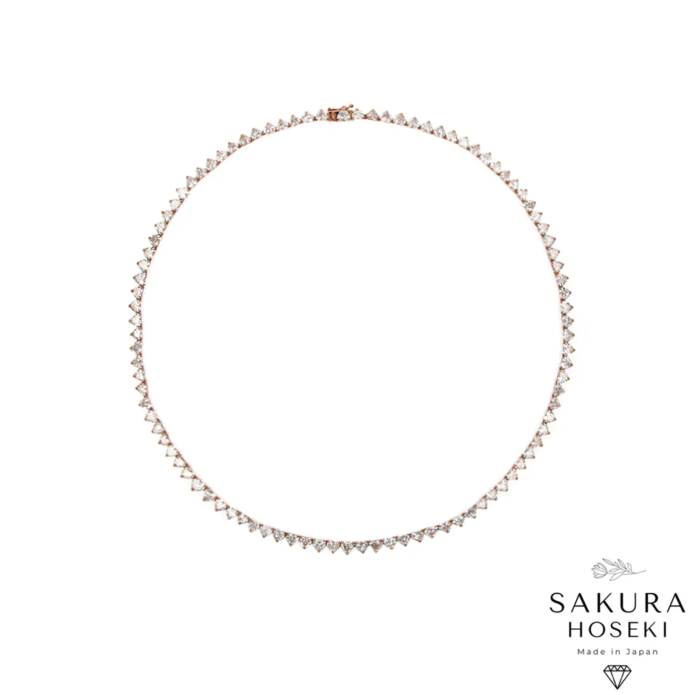 Heart Necklace Rose Gold - Image 5