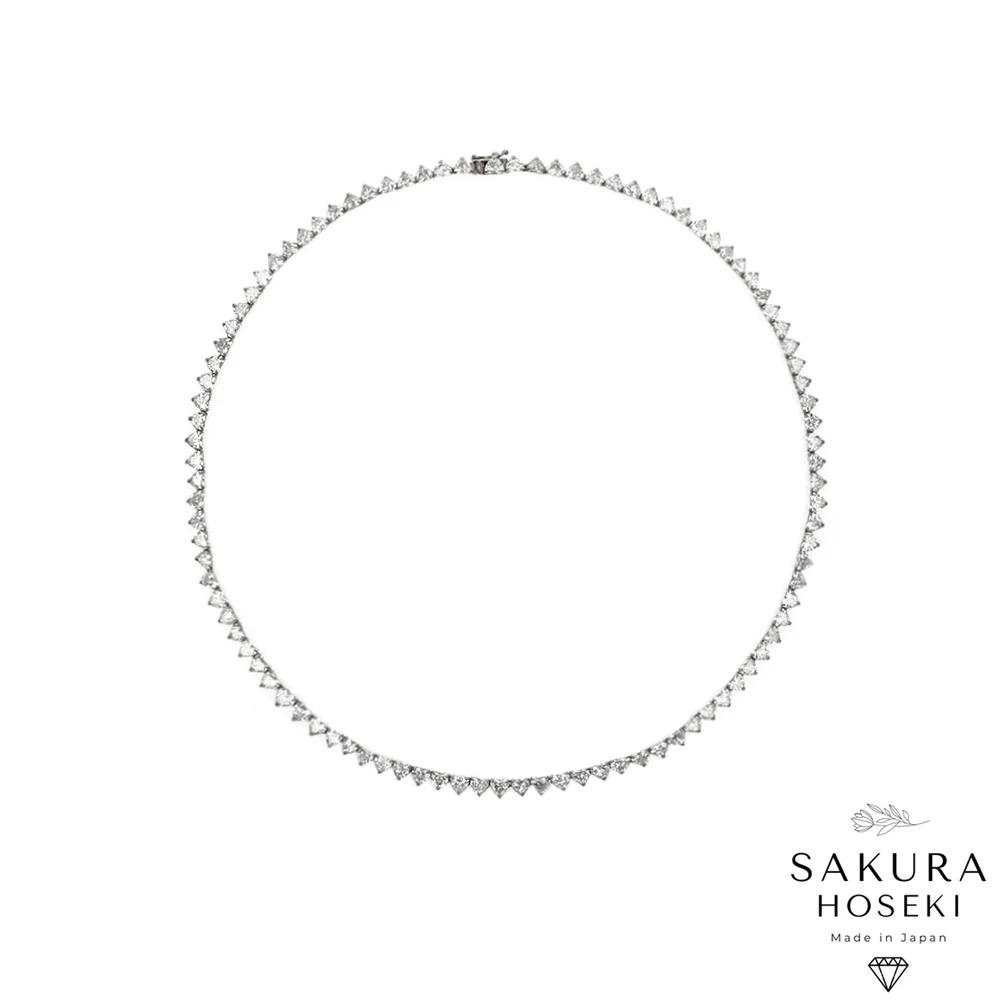 Heart Necklace White Gold - Image 5