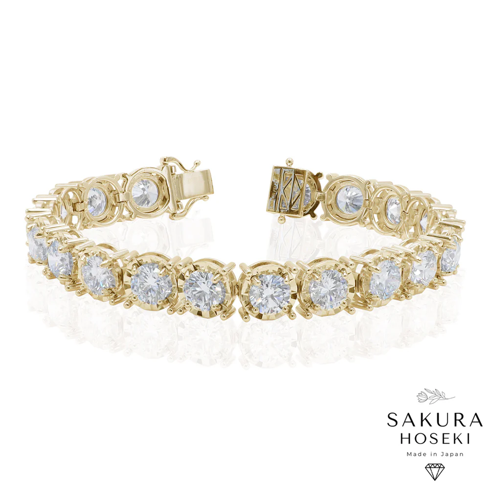 Miracle Tennis Bracelet Yellow Gold - Image 5