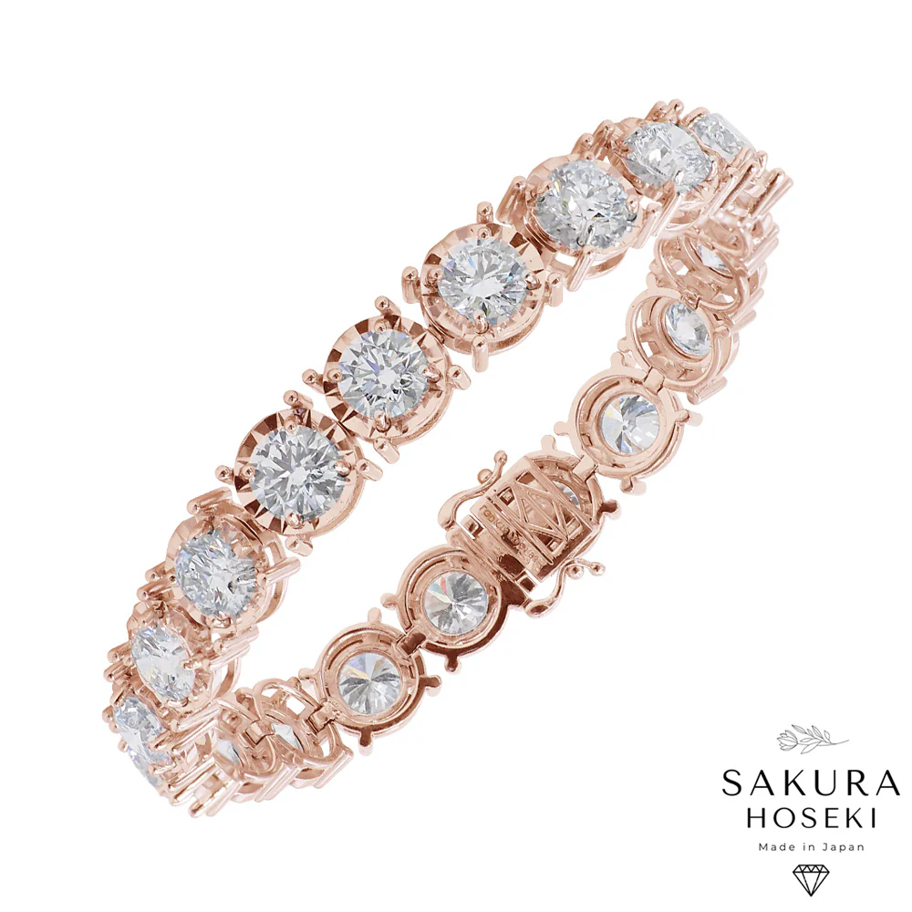 Miracle Tennis Bracelet Rose Gold - Image 3