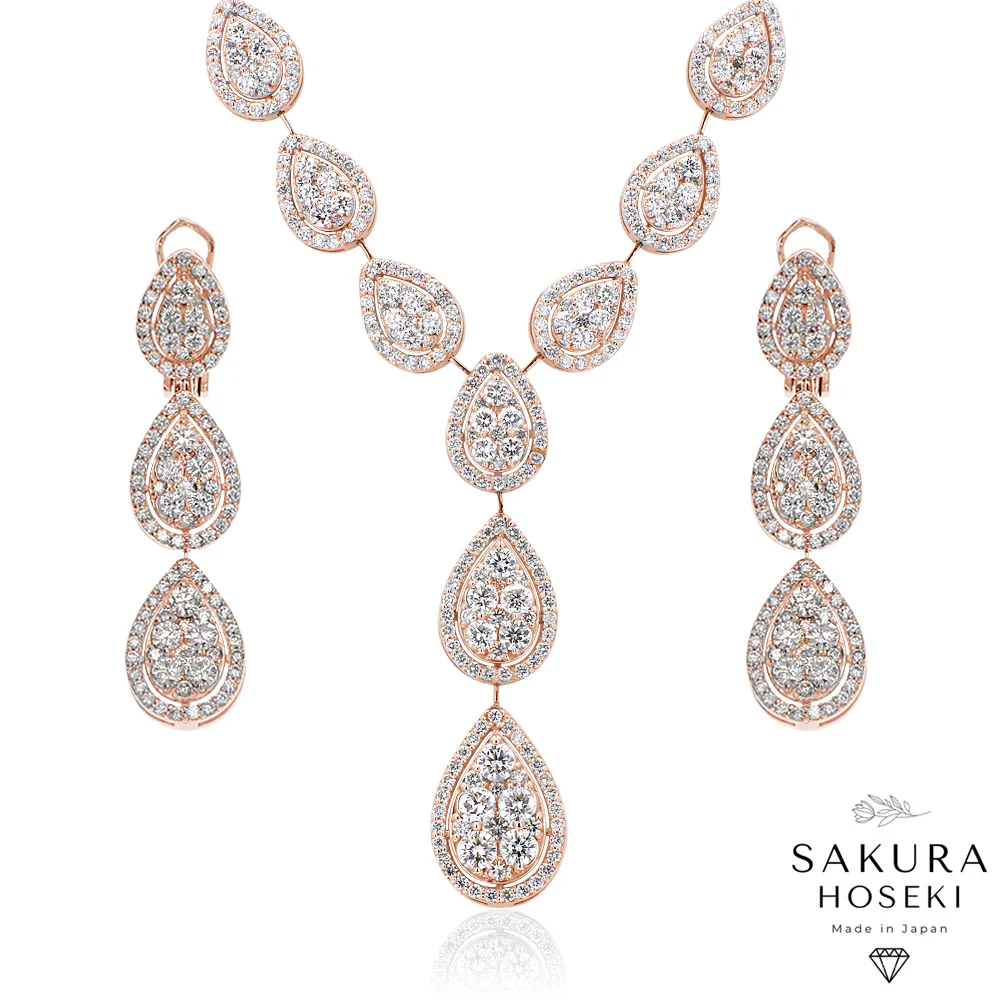 Pear Necklace Rose Gold - Image 3
