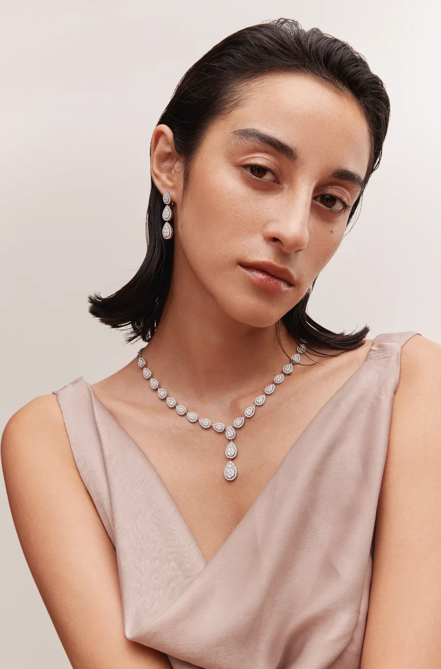 Pear Necklace Rose Gold - Image 4