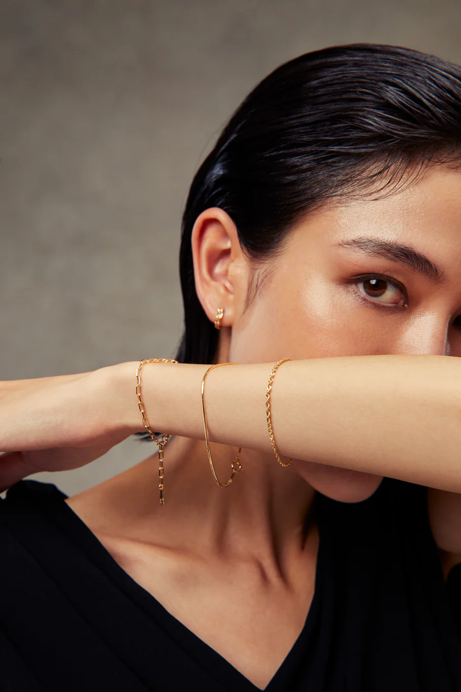 Smooth Gold Bracelet - Image 6