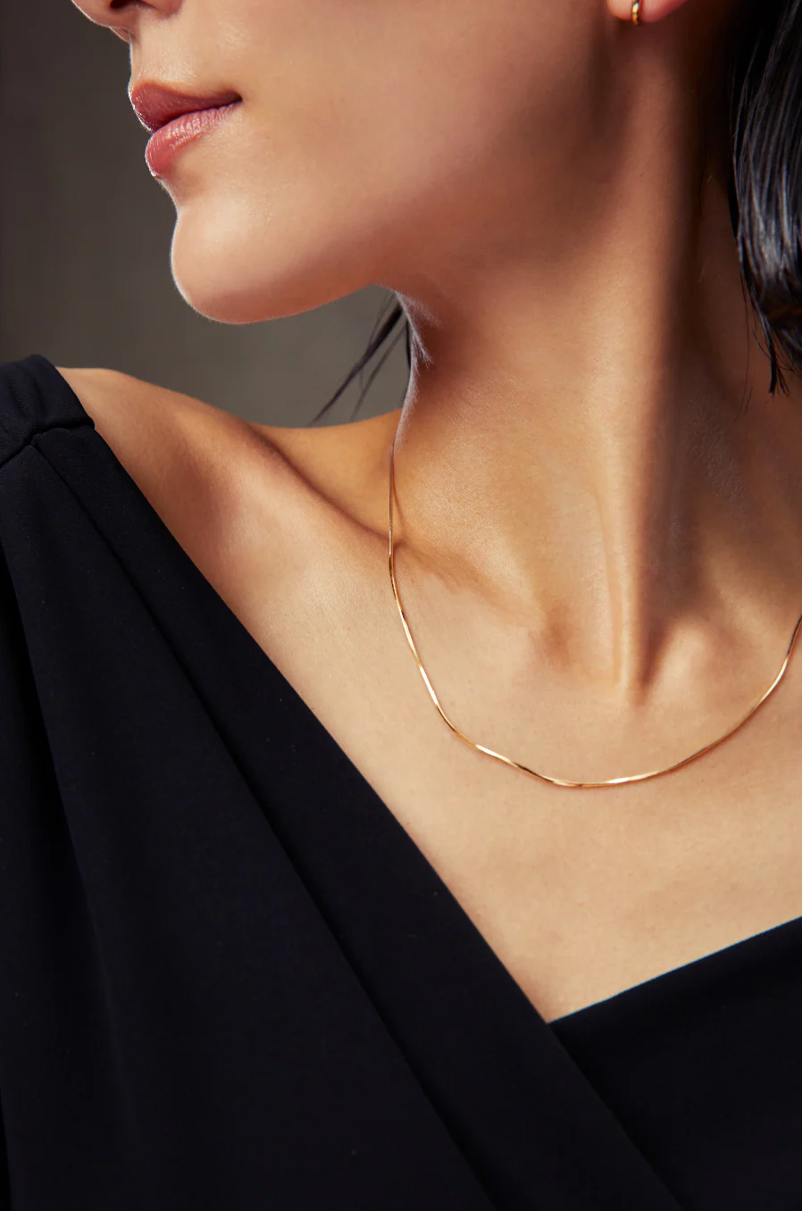 Smooth Gold Necklace - Image 2