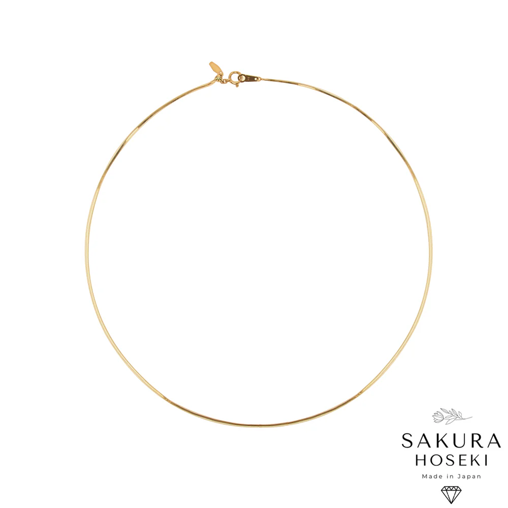 Smooth Gold Necklace - Image 3