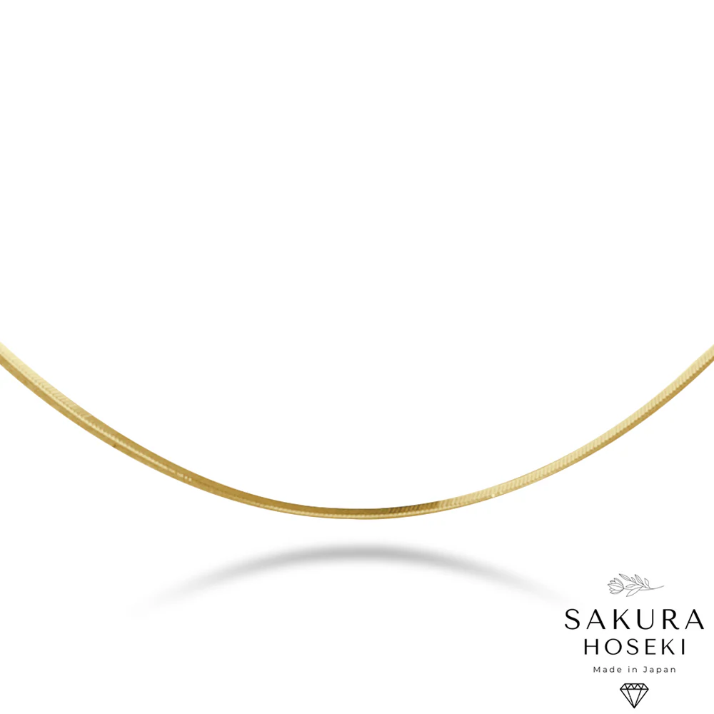 Smooth Gold Necklace - Image 5